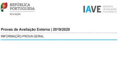 Provas de Avaliação Externa | 2019/2020 Provas de Avaliação Externa | 2019/2020