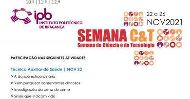 Semana da ciência e tecnologia do IPB – 2021 Semana da ciência e tecnologia do IPB – 2021