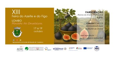 Alunos participam na XIII Feira do Azeite e do Figo, no Lombo, Macedo de Cavaleiros